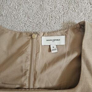 Banana Republic Beige Sleeveless Dress